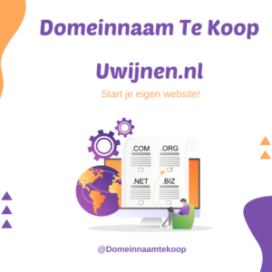 Uwijnen.nl domeinnaam te koop